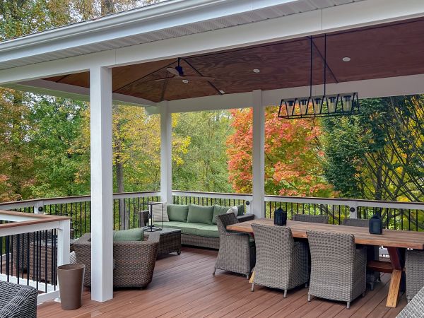 Deck Enclosure Construction in Matthews
